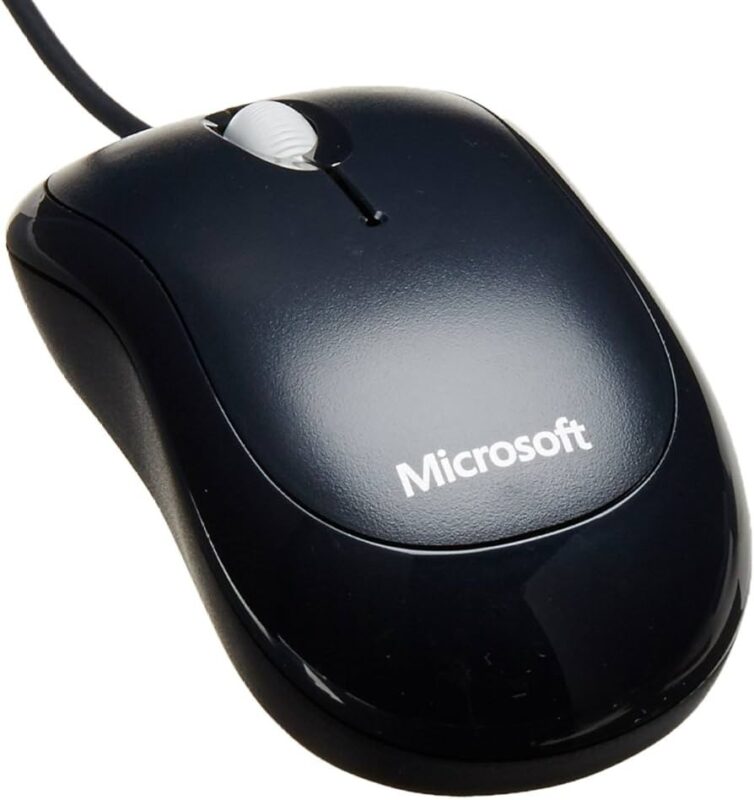 Refurbished Microsoft Basic Optical Mouse v2.0 USB Wired - Very Good Condition